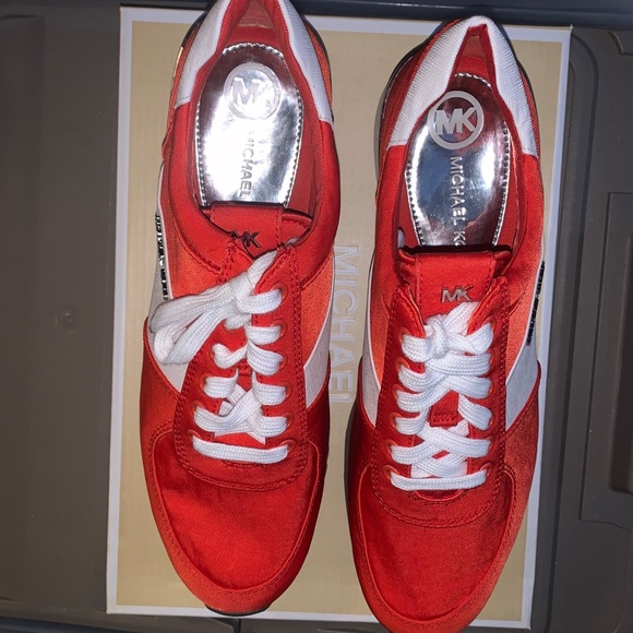 SATIN ALLIE TRAINER SNEAKERS 👟 - Picture 4 of 8